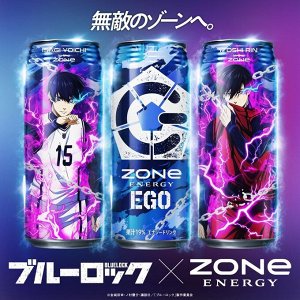 Zone Energy EGO Blue Lock Itoshi Rin 500ml - Энергетик Зон Blue Lock Itoshi Rin