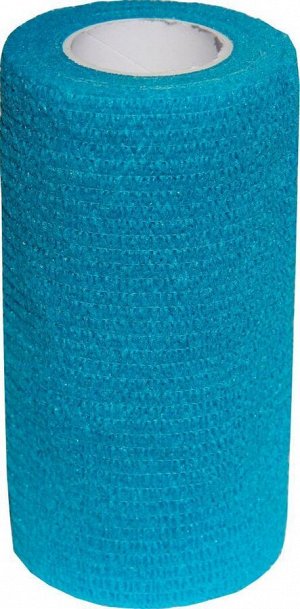 Valta Care Premium бинт самофиксирующийся c горьким вкусом 10 см х 450 см, голубой