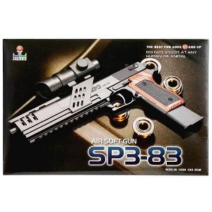 Пистолет с оптич. прицелом SP3-83 в кор.