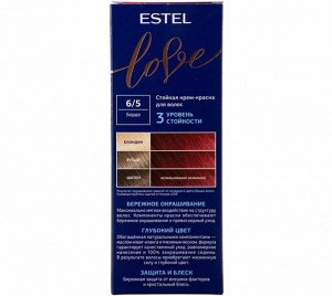 Эстель Крем-краска для волос Estel Love 6/5 бордо стойкая 115 мл