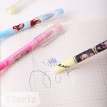 Ручка со стирающимися чернилами и стирашка &quot;Black Pink&quot; №21031