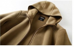 Флисовая кофта с капюшоном JINPIN HHF89. Голубой