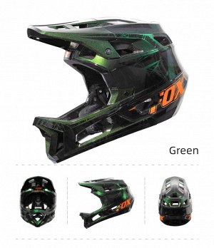 Велосипедный шлем BATFOX BF-LA015-108-3. Зеленый глянец