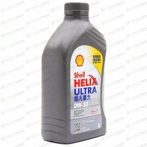 Масло моторное Shell Helix Ultra ECT 0w30, синтетическое, API SN, ACEA C2/C3, универсальное, 1л, арт. 550046358