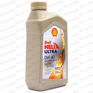 Масло моторное Shell Helix Ultra 0w40, синтетическое, API SP, ACEA A3/B3/B4, универсальное, 1л, арт. 550055859