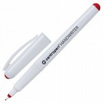 Ручка капиллярная (линер) КРАСНАЯ CENTROPEN &quot;Handwriter&quot;, трехгранная, линия письма 0,5 мм, 4651, 2 4651 0104