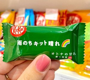 Японский Кит Кат Мини со вкусом зеленого чая /  Kit Kat Mini Matcha / КитКат / KitKat 18 гр Японские сладости