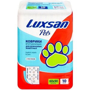 Коврики (пеленки) LUXSAN Premium для животных 60х90, 10 шт