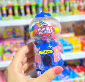 Жевательные резинки в диспенсере Dubble Bubble Gumball Dispenser / Жвачки в диспенсере Дабл Бабл