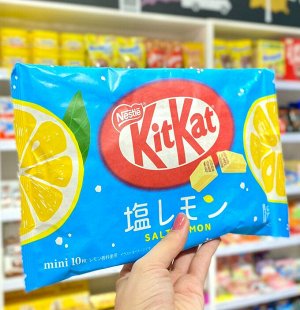 Японский KitKat Mini со вкусом соленого лимона  КитКат / KitKat 116 гр Японские сладости