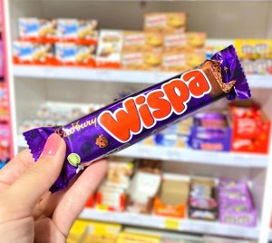 Шоколадный батончик Cadbury Wispa Пористый шоколад Виспа от Кедбери 36 гр