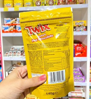 Горячий шоколад в пакете Twix / Растворимый шоколад Твикс 140 гр