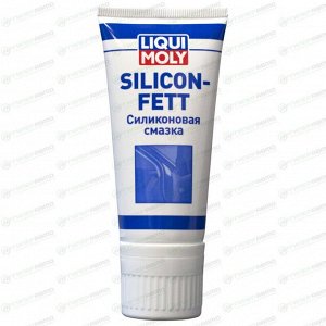 Смазка пластичная Liqui Moly Silicon-Fett Transparent, для подшипников, силиконовая, водостойкая, туба 50г, арт. 7655