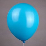 Н-р воздушных шаров 12&quot;, &quot;пастель&quot;, цвет светло-голубой, н-р 5шт