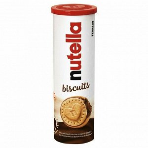 Бисквитное печенье Nutella Нутелла в тубе / Нутелла с шоколадной начинкой / Нутела из Европы 166 гр