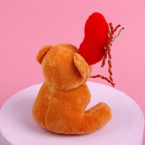 Мягкая игрушка «Люблю тебя», медведь, МИКС