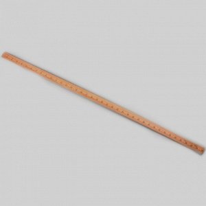 СИМА-ЛЕНД Метр деревянный, 100 см (см/дюймы)