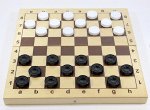 Игра настольная &quot;Шашки&quot;, поле 29см х 29см (пласт.фишки в дер.упаковке)