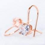 Серьги Fallon Jewelry золочение белые вставки