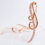 Серьги каффы F82202438-01