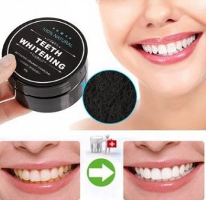 Высоко эффективный порошок для отбеливание зубов с активированным углем "Teeth Whitening"