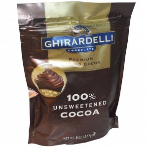 Ghirardelli, Обжаренный какао высшего сорта, 8 унций (227 гр)