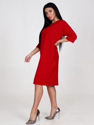Платье женское, красный