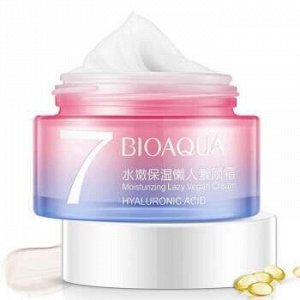 Крем для лица BIOAQUA 7. 50гр.  На основе 7 витаминов и гиалуроновой кислоты. Придает ровный тон, выравнивает и осветляет кожу, маскирует мелкие дефекты, слегка матирует, увлажняет.  пр. Китай.