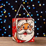 Подарочная коробка нг &quot;Смекубик Дед Мороз&quot;,12 х 12 х 15,5 см 9717970