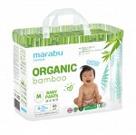 Подгузники-трусики  Organic bamboo MIOKI/MARABU, размер М(6-11кг) ,46 шт НОВИНКА!