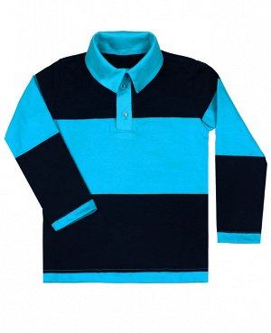 8059-МО18, Рубашка-поло для мальчика в полоску