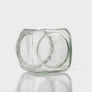 Набор стеклянных банок с крышкой, ТО-82 мм, для свечей, 0,39 л, 6 шт