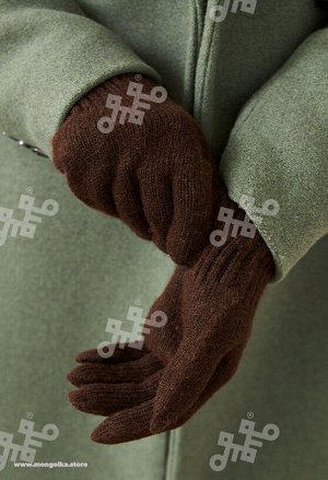 Перчатки взрослые из монгольской шерсти         (арт. 04123), ООО МОНГОЛКА