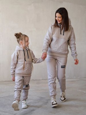 INZIBE Костюм утепленный комбинированный NOT FOR ALL детский, нюд