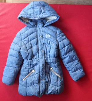 Классное зимнее пальто для девочки! Размер 116-122