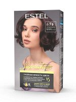 Эстель Стойкая краска для волос Color Signature тон 6/76 горький шоколад ESTEL 120 мл