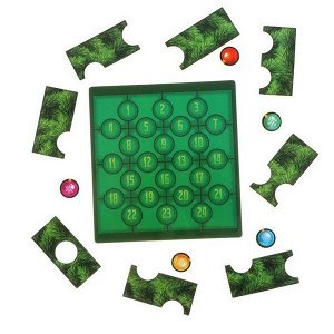 Игра-головоломка магнитная Новогодняя ёлка 5+