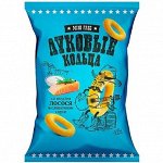 «Mini Free», луковые кольца со вкусом лосося в сливочном соусе, 45 г