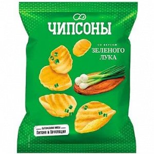 «Чипсоны», чипсы со вкусом зелёного лука, 40 г