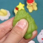 Сквиш мини, новогодняя фигурка, мялка антистресс 9046565