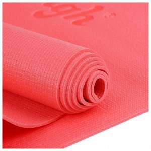 Коврик для йоги Sangh, 173х61х0,3 см, цвет розовый