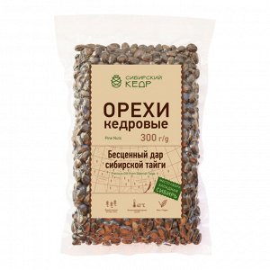 Орех кедровый в скорлупе / 300 г / Сибирский кедр