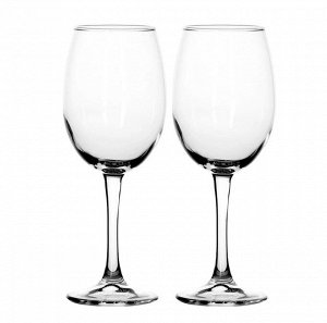 Набор бокалов для вина, 2 шт, 445 мл, стекло, КЛАССИК