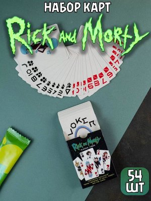 Карты игральные Рик и Морти Rick and Morty 54 шт.