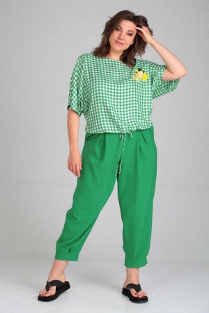 Блуза, брюки  Michel chic 1342 зеленый