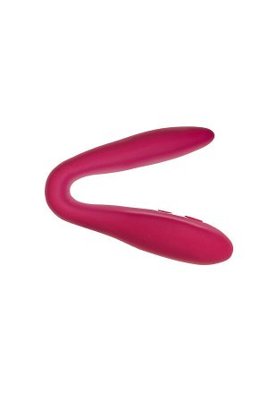 Многофункциональный вибратор L'Eroina Caberna, силикон, бордовый, 20 см