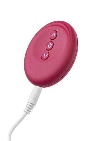 Многофункциональный вибратор L'Eroina Caberna, силикон, бордовый, 20 см