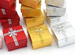 Подарочная упаковка под кольцо 50*50*32мм, комплект 24шт