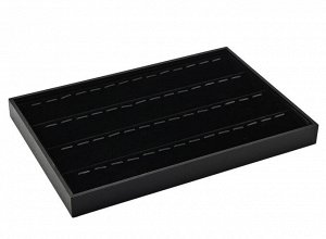 Фелиция Планшет с крючками под подвески, кольца, бархат черный, 350*240*30мм.