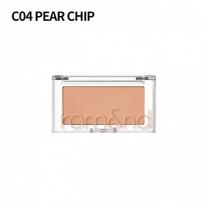 Мягкие спрессованные румяна в тёплом грушевом оттенке rom&nd Better Than Cheek #C04 Pear Chip